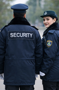 Uniforme de Guardia de Seguridad, Chaqueta de Invierno de Manga Larga, Poliéster/Algodón, Detección de Metales, Unisex - Product Image 4