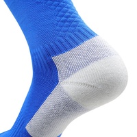 Chaussettes de football pour adultes, épaisses, antidérapantes, avec semelle en tissu éponge, en nylon/coton, logo personnalisé, vente en gros pour la saison printanière
