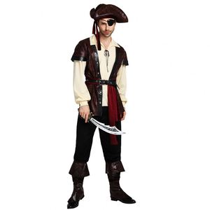 Nuevo Disfraz de Pirata de Alta Calidad, Disfraz de Capitán Gancho para Adultos, Disfraz de Cosplay Masculino para Halloween y Carnaval - Product Image 2