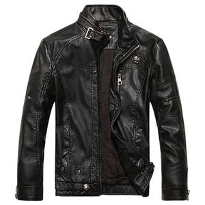 Veste en cuir pour homme, fabriquée sur mesure, avec logo personnalisé, design personnalisé, veste d'hiver pour homme, veste de mode pour homme - Product Image 1
