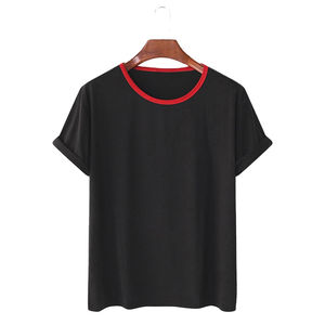 Men's <b>T</b>-<b>Shirts</b> Turtleneck Collar Short Sleeves Front Logo Position Moisture <b>Wicking</b> Quick Dry Knitted Fabric Eco-Friendly - Product Image 1