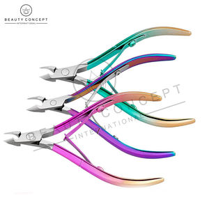 Pince à ongles à cuticules de haute qualité en acier écologique couleur de contraste différente meilleurs outils à ongles en gros pour l'utilisation des doigts - Product Image 3