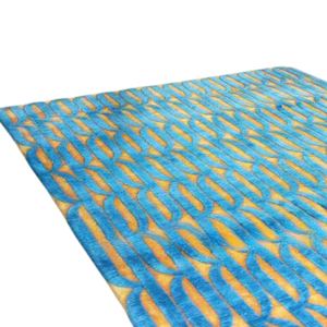 Alfombras de Área Anudadas a Mano de Seda India y Bambú, Elegantes y Lujosas, con Patrón Abstracto Moderno - Product Image 2