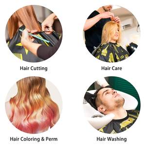 เสื้อคลุมตัดผมโพลีเอสเตอร์ออกแบบเองด้วยสไตล์ของคุณเอง - Product Image 3