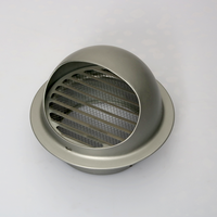 Capot de ventilation extérieur en acier inoxydable 304, anti-rouille, pour conduit d'air extérieur