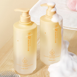Gel Douche Hydratant Parfumé à la Poire Marque Blanche 800ml/27 Fl Oz, Doux et Soyeux, Parfum pour Hommes, Convient aux Peaux Sensibles - Product Image 6