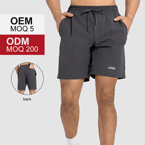 Shorts de sport pour hommes, shorts de basket-ball, cordon de serrage, entraînement athlétique, shorts à séchage rapide avec poches pour la course à pied décontractée - Product Image 2