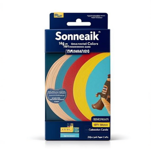 Soennecken 14cm 130g/m Papel Reciclado de Colores Surtidos 100% Reciclado Tarjetas Decorativas 250pcs/paquete Manualidades de Papel - Product Image 2