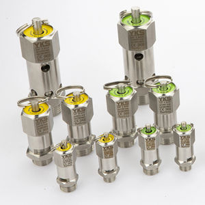 Válvula de Seguridad de Acero Inoxidable con Certificación CE |   Conexión de 3/8″ |   Presión de 21-65 bar |   316L - Product Image 1