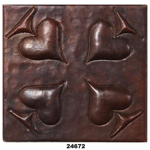 Évier de lavage en cuivre martelé gaufré design - Product Image 1