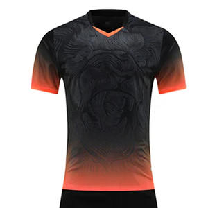 Conjuntos de Camisetas de Fútbol Personalizadas, Transpirables, de Secado Rápido, Manga Corta, Tallas Grandes, Uniforme de Fútbol, 100% Poliéster, Transferencia Térmica - Product Image 2