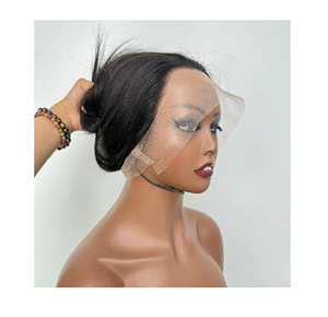 Mejores ventas Frontal Glueless Full Lace Brazilian Virgin pelucas Original venta al por mayor recto de calidad superior para encaje transparente - Product Image 3