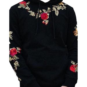 เสื้อฮู้ดดี้ผู้ชายผ้าฝ้าย 100% สำหรับฤดูหนาว แขนยาว สีพื้น แฟชั่น ปักลาย แห้งเร็ว อุ่น น้ำหนักมาก ผ้าถัก - Product Image 1