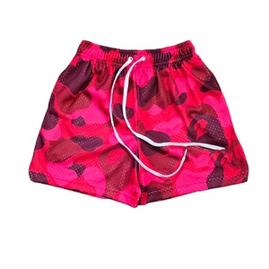Pantalones Cortos de Lona de Alta Calidad para Hombre, Cintura Media, Estampado Selva, 100% Algodón Ecológico, Cierre con Cordón - Product Image 1