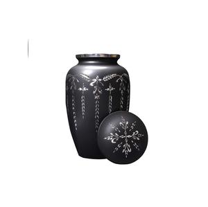 Urnes de crémation au design magnifique, urnes pour adultes, pots pour cendres commémoratives, récipient en métal pour les services funéraires - Product Image 2