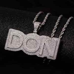 Chaud populaire prix de gros personnalisé Moissanite Hip Hop bijoux collier à breloques VVS Moissanite pendentifs - Product Image 2