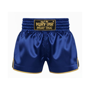 Shorts de Entrenamiento de Muay Thai Unisex al por Mayor, Logotipo Personalizado en la Espalda, Satén de Secado Rápido y Transpirable - Product Image 2