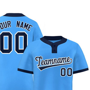 เสื้อเบสบอลผู้ชายแบบสั่งทำพิเศษ - ระบายอากาศได้ดีและแห้งเร็ว 100% โพลีเอสเตอร์ คอวี บริการ OEM - Product Image 4
