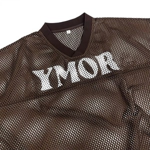 เสื้อเจอร์ซีย์อเมริกันฟุตบอลทรงโอเวอร์ไซส์ ระบายอากาศได้ดี สำหรับผู้ชาย เสื้อยืดตาข่ายแบบกำหนดเอง เสื้อสำหรับฝึกซ้อม - Product Image 2