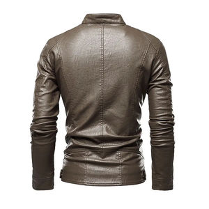 New Top Trending Leather <b>Jacket</b> for <b>Men</b> and High Quality Best Stylish Comfortable Fit <b>Lightweight</b> Leather <b>Jacket</b> - Product Image 2