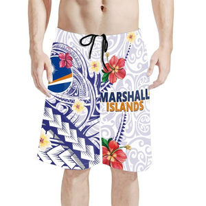 Pantalones cortos informales de 100% algodón con logotipo personalizado al por mayor, pantalones cortos deportivos para entrenamiento en pista en blanco gris claro de verano para hombre - Product Image 3