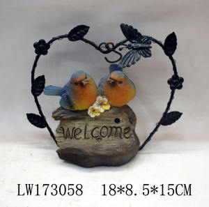 Figurine d'animal en résine rustique faite à la main, éclairage solaire à commande lumineuse, décoration suspendue pour <span class=keywords><strong>jardin</strong></span>, pour cour européenne - Product Image 4