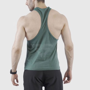 Diseño personalizado mejor calidad moda blanco negro algodón gimnasio desgaste hombres camisetas sin mangas entrenamiento Culturismo - Product Image 2