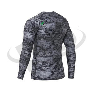 ชุดแรชการ์ดผู้ชายขายดี ทนทาน ผลิตตามสั่ง แขนยาว แห้งเร็ว ระบายอากาศได้ดี ผ้าโพลีเอสเตอร์/คอตตอน ดีไซน์แบบกิโมโนยิวยิตสู - Product Image 3