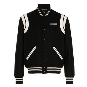 Chaqueta Letterman Casual Personalizada de Súper Calidad, Transpirable, 100% Algodón para Hombre, Diseño Único, Cuello Alto, Temporada de Invierno, Adulto - Product Image 1