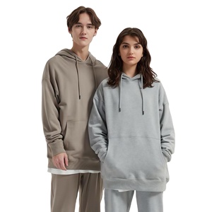 Chándal unisex de peso pesado con logotipo personalizado, jersey con capucha y pantalones de chándal para correr, chándal de verano en blanco para impresión personalizada - Product Image 1