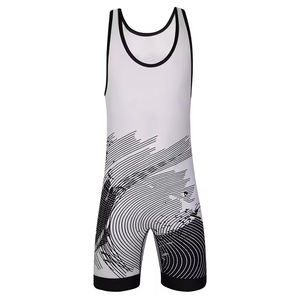 Singlets de Lucha Sublimados Baratos, Unisex, Ligeros, Elásticos, Transpirables, de Secado Rápido, Duraderos, Personalizables, Ropa Deportiva de Poliéster - Product Image 5