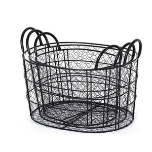 Corbeille à fruits en fer forgé, Panier à ustensiles de cuisine en métal, Panier polyvalent - Product Image 5