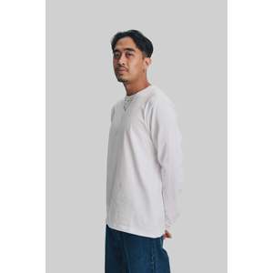 Camiseta de Manga Larga 1011 de Peso Pesado con Tela de 300 g/m², Corte Comprimido y Holgado, Estampado Serigrafiado, Patrón Sólido, Talla Grande, Peso de 260 g/m² - Product Image 5