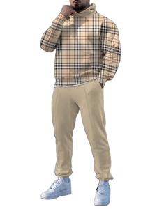 Ensemble de survêtements d'automne écologiques et respirants à blocs de couleurs pour hommes pour streetwear tendance - Product Image 3