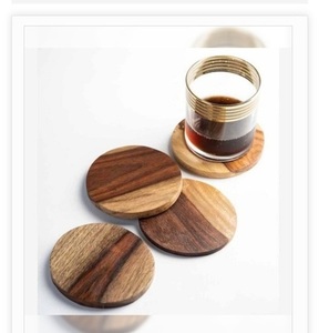 Resin Acacia <b>Coasters</b> <b>Heat</b> Resistant Custom Acacia Wood Resin <b>Coasters</b> Fast Shipping Optional Wood Shape Wooden Resin <b>Coaster</b> - Product Image 4