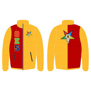 OES bordado hermandad y fraternidad al por mayor chaqueta acolchada logotipo personalizado diseño OEM chaqueta de invierno personalizada de alta calidad - Product Image 1