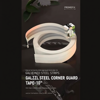 Cinta Protectora de Esquinas de Acero Galvanizado - 10" PROMOFIX