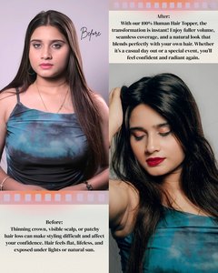 Extensión de cabello Remy de calidad superior con base de seda 4x5 100% Cabello indio marrón y negro natural sin enredos - Product Image 4