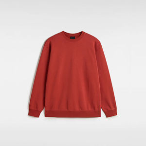 Qualité supérieure 100% coton sweat ras du cou en molleton personnalisé coupe ample taille unisexe manches côtelées logo OEM solide pour hommes - Product Image 4