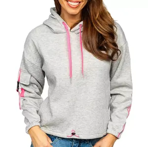 2024 New Phụ Nữ Quần Áo Mùa Đông Giản Dị Bông Màu Sắc Rắn Biểu Tượng Tùy Chỉnh Hoodies 2 Mảnh Của Phụ Nữ Bộ Cộng Với Kích Thước Của Phụ Nữ Quần Áo