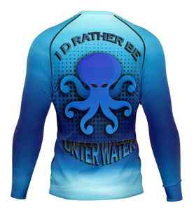 Rash Guard transpirable para hombre de alta calidad hecho a medida para buceo y deportes acuáticos - Product Image 6