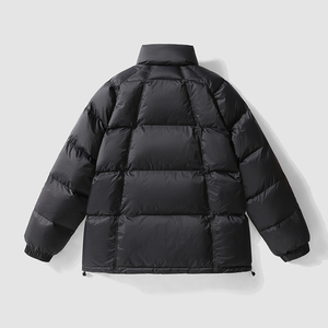 Chaqueta Acolchada con Capucha Unisex, Estilo Casual Urbano, Bordada, Resistente al Viento, Impermeable, Transpirable, Corte Holgado, para Invierno - Product Image 5