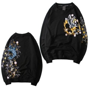 ชุดวอร์มกางเกงผ้าคอตตอนแบบเรียงซ้อนและชุดมีฮู้ดสำหรับผู้ชายชุดวอร์มสำหรับใส่100% พิมพ์ลายพัฟสำหรับฤดูหนาว - Product Image 4