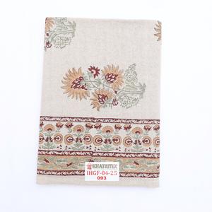 High Quality Floral Hand Block Print <b>Table</b> <b>Cloth</b> for Weddings and Daily Use Handmade Organic Cotton for Elegant Home Decor - Product Image 1