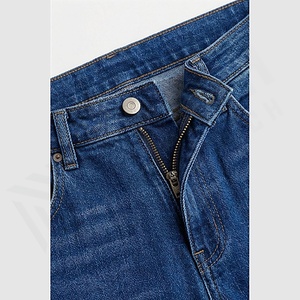 Fashion <b>Men's</b> Regular Fit Casual Cargo <b>Jeans</b> Wholesale Denim Mid <b>Waist</b> Knitted Stretch Breathable Distressed Customized Color - Product Image 4