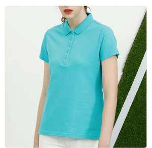 Vente en gros de polos décontractés pour femmes Polos respirants à manches courtes 100% coton de haute qualité avec logo personnalisé - Product Image 6