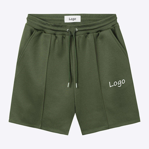 Pantalones cortos deportivos personalizados de poliéster suave con cintura ajustable, pantalones cortos para correr de alta calidad con logotipo personalizado de verano para hombres - Product Image 1