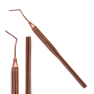 Outil de levage de cils personnalisé de la plus haute qualité couleur cuivre forme de crème 12cm à 14cm outils de levage pointus en acier inoxydable - Product Image 1