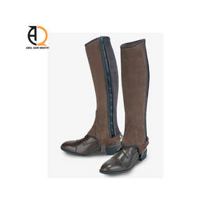 Chaps de cheval pour homme de style occidental, en cuir de haute qualité, personnalisés, avec impression de logo personnalisée - Product Image 2