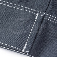 Jaket musim dingin pelindung keamanan, jaket musim dingin reflektif bisa dilepas dengan banyak saku
